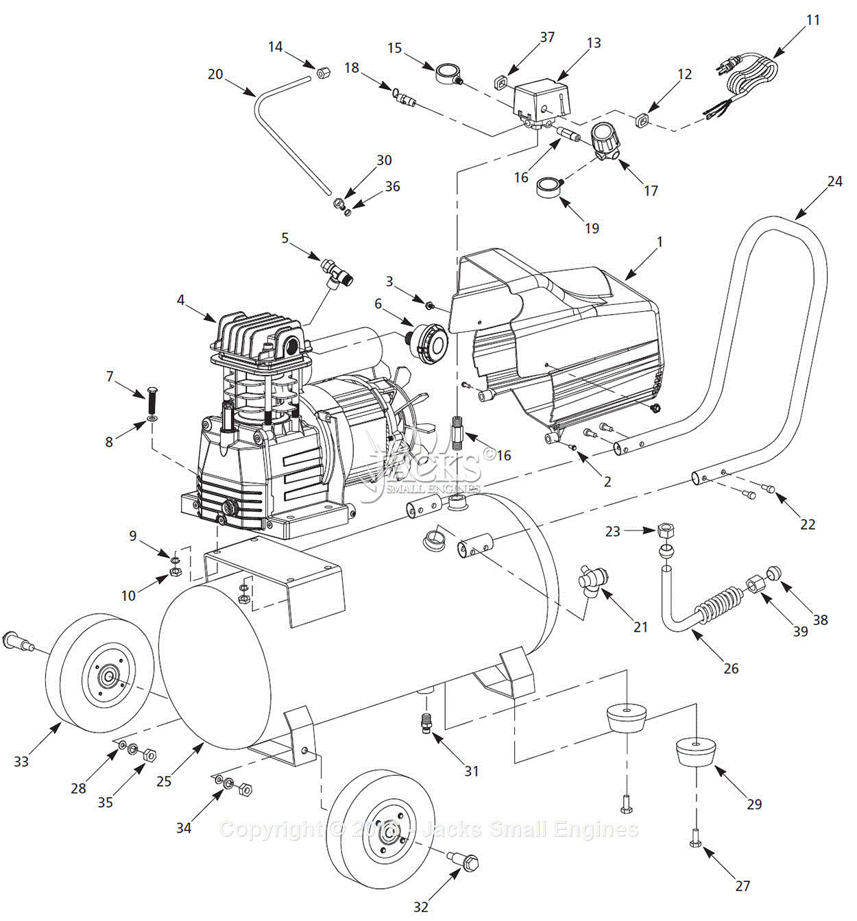 Parts For Campbell Hausfeld Compressor