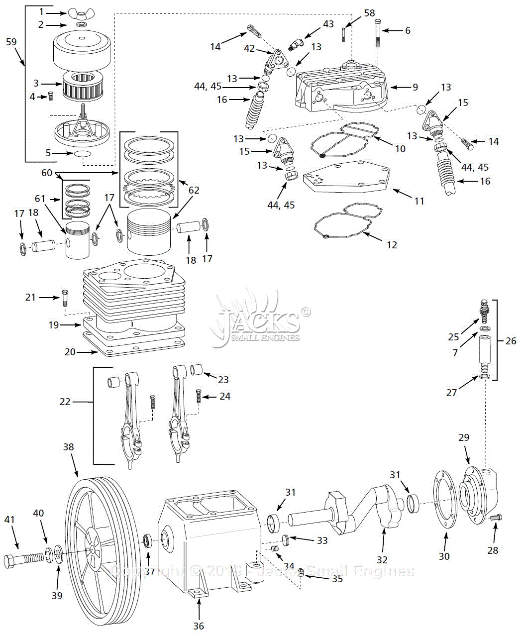Campbell Hausfeld Tf Parts Diagram For Pump Parts