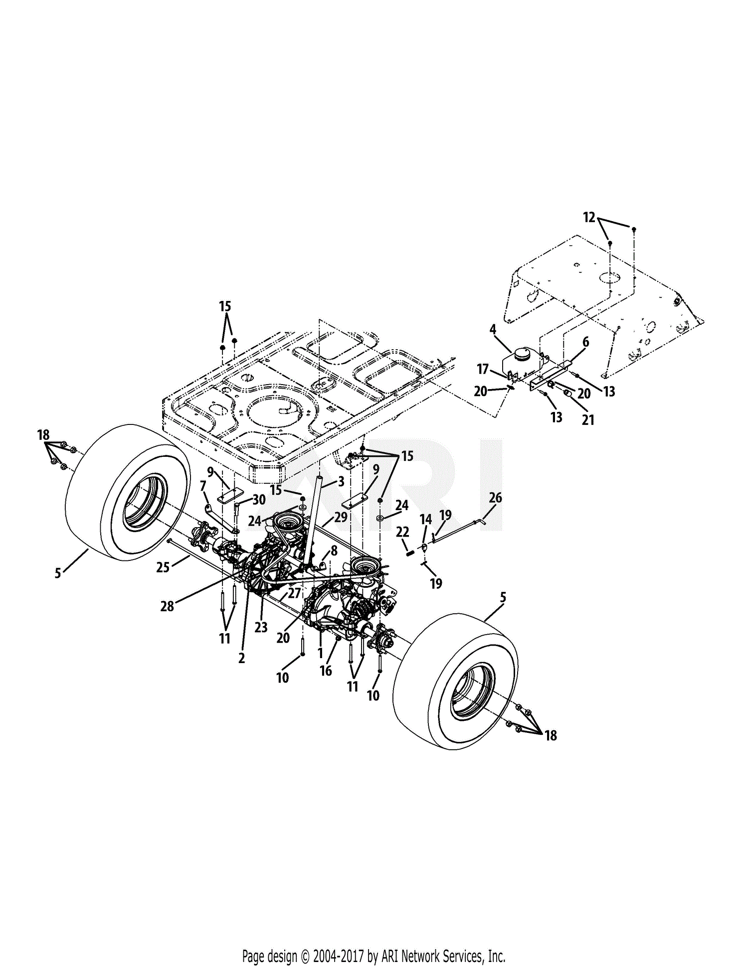 Cub Cadet Mower Deck Parts Diagram Sexiz Pix