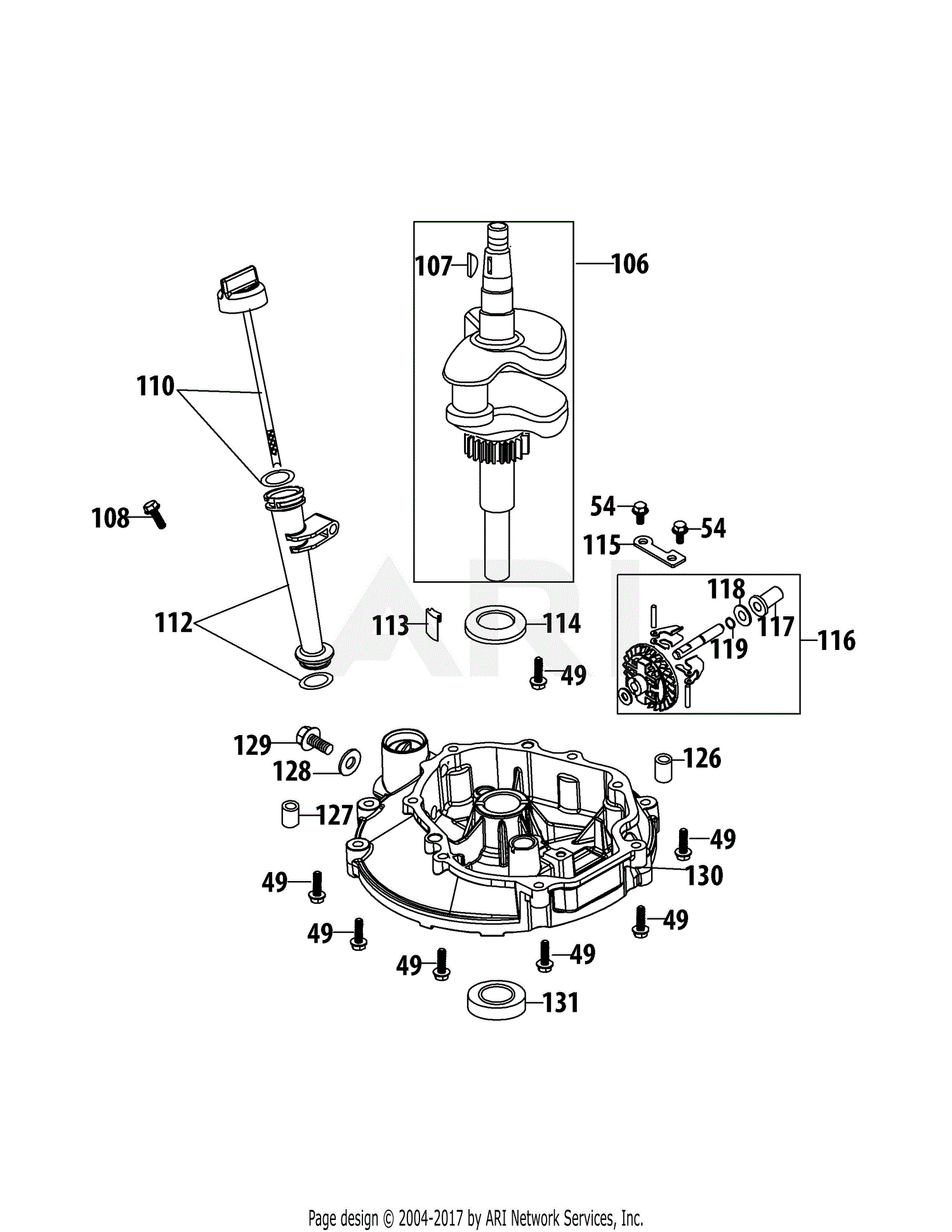 Mtd Agb S Parts Diagram For X Ru Crankshaft Cover 55370 Hot Sex Picture