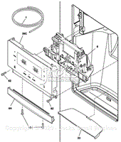 Frigidaire Fgss Tf Parts Diagram For Ice Water Dispenser