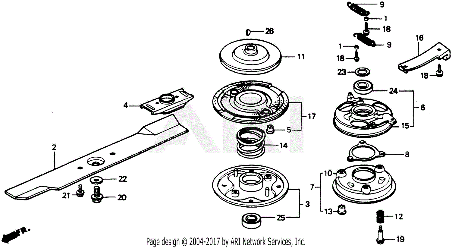 Honda Hr Sxa Lawn Mower Jpn Vin Gj Parts Diagram For