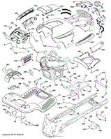 Husqvarna LGT 2554 96045001501 2009 05 Parts Diagram For Chassis