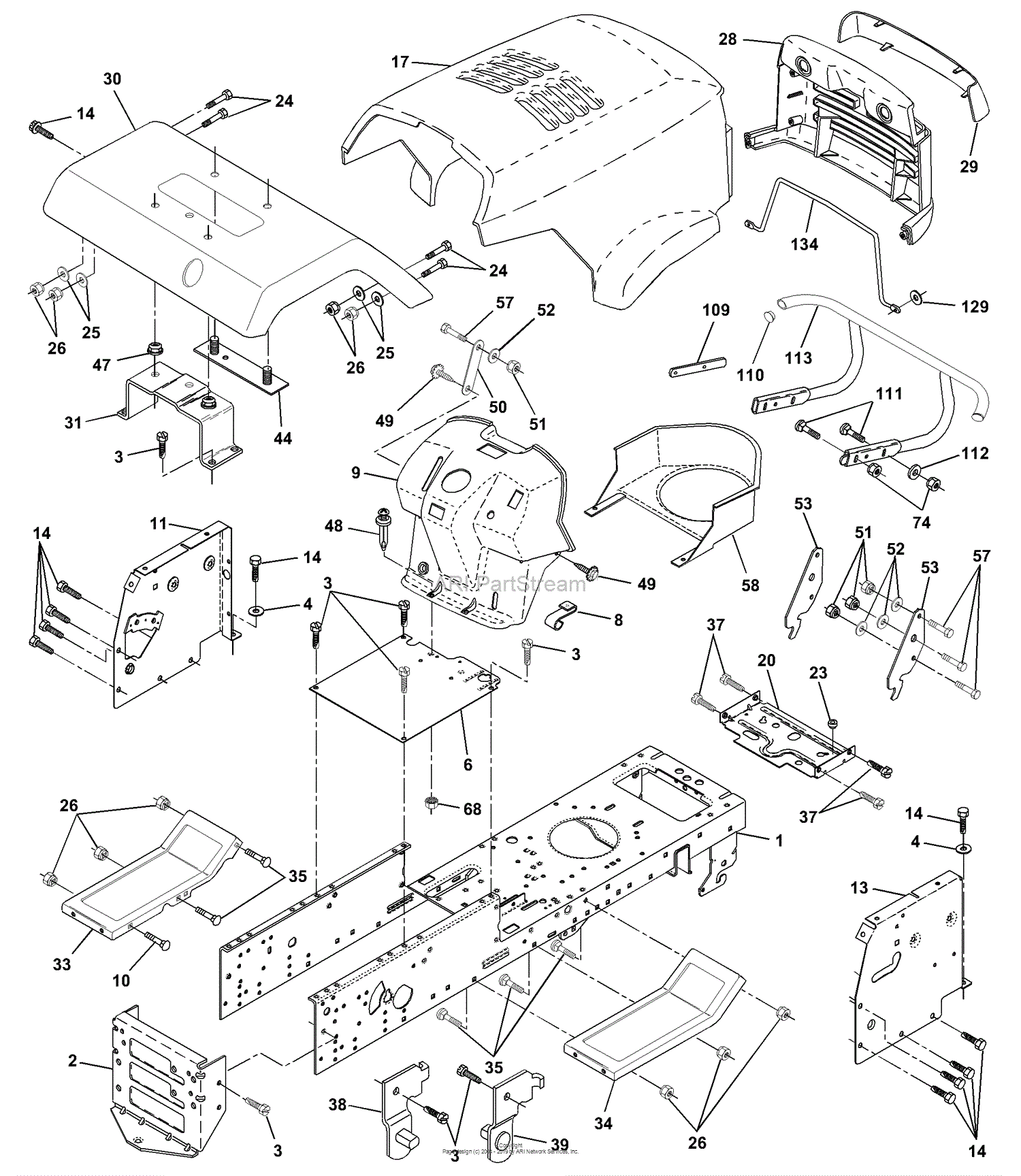 Husqvarna Yth A Parts Diagram For Chassis And 76950 Hot Sex Picture 3142