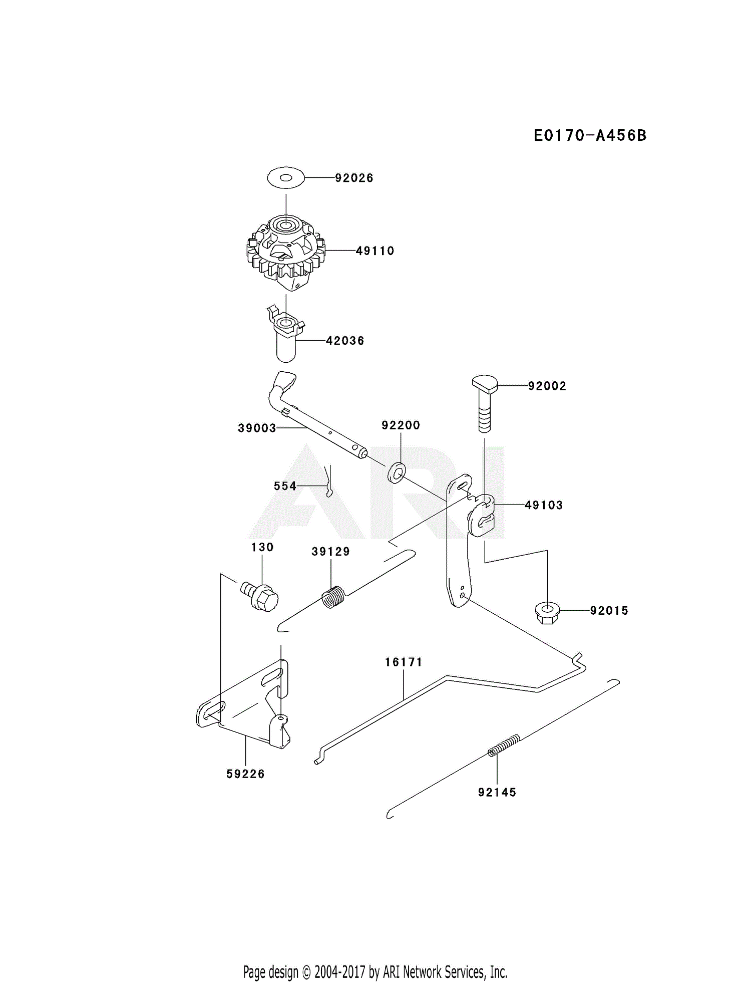 Kawasaki FJ180V AS18 4 Stroke Engine FJ180V Parts Diagram For CONTROL