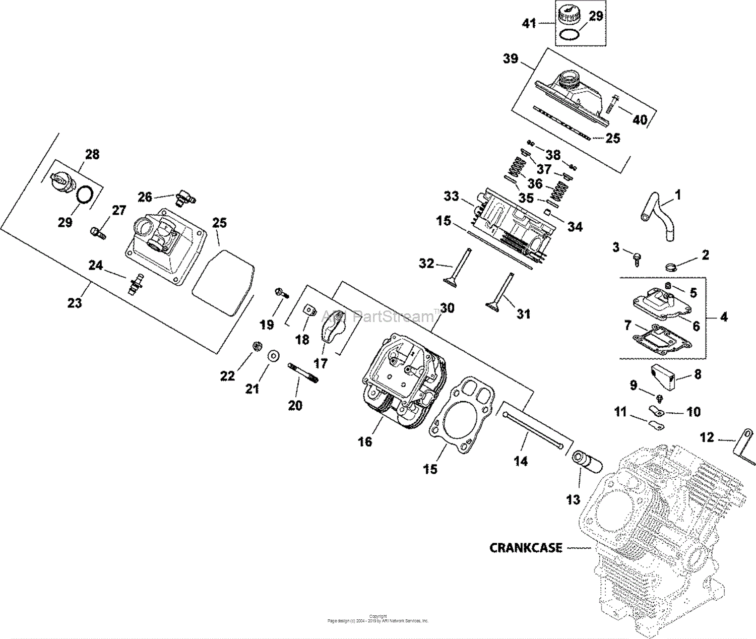 Kohler Ch Shivvers Hp Kw Parts Diagram For Head