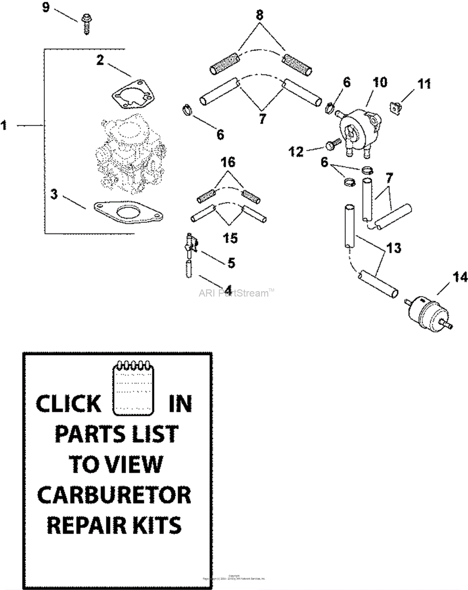 Kohler Ch Toro Hp Kw Parts Diagram For Fuel System