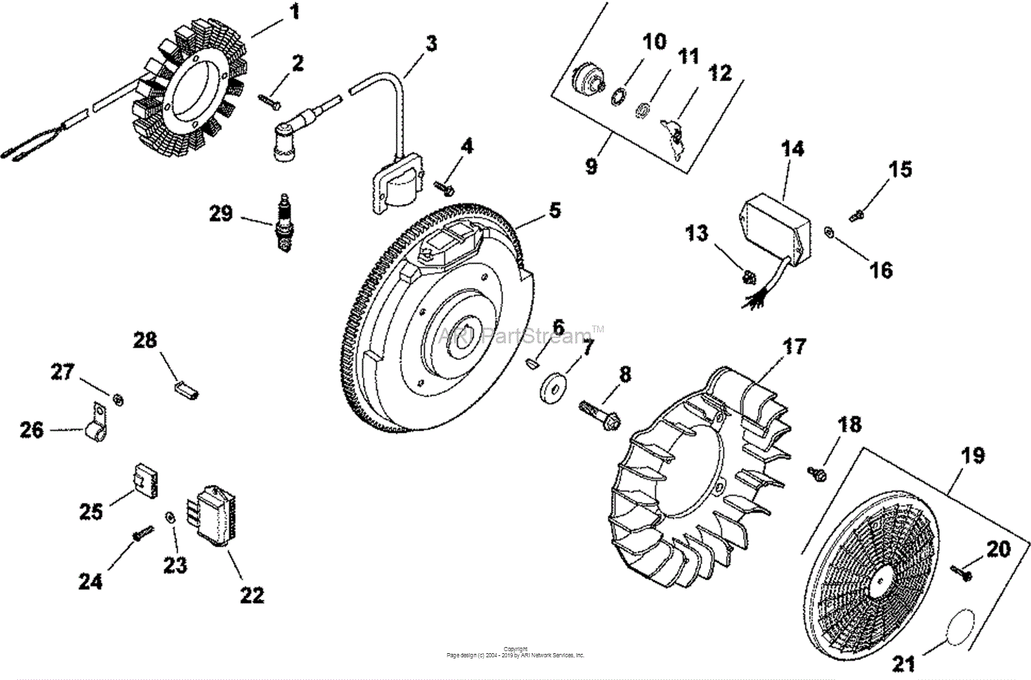 Kohler CH25 68640 BASIC 25 HP 18 61 KW Parts Diagram For Ignition