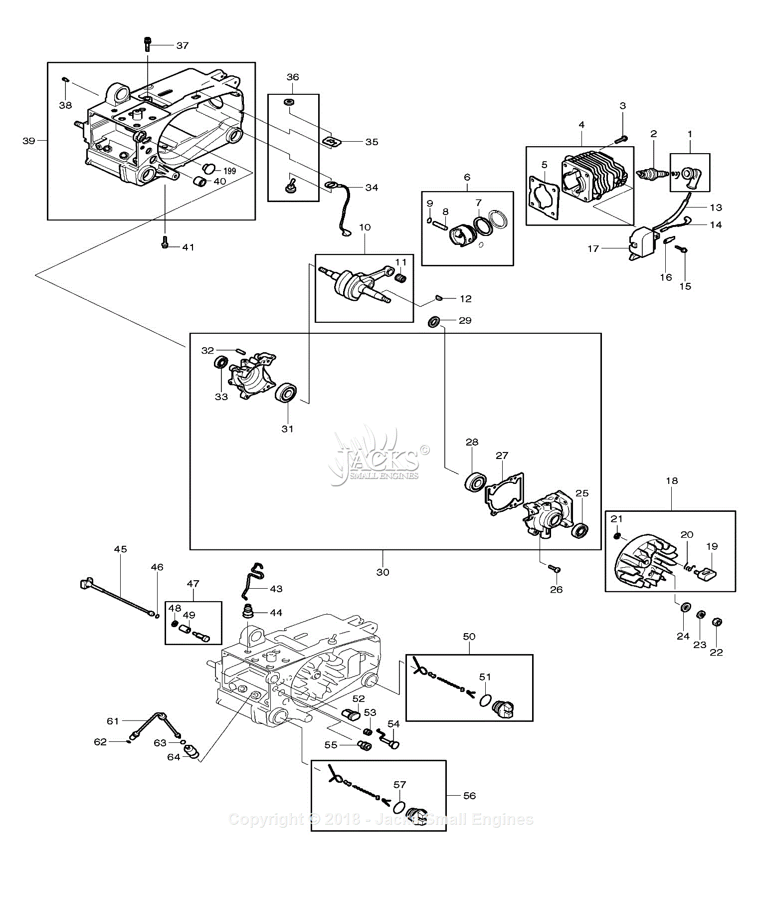 Makita DCS330TH Parts Diagram For Assembly 1