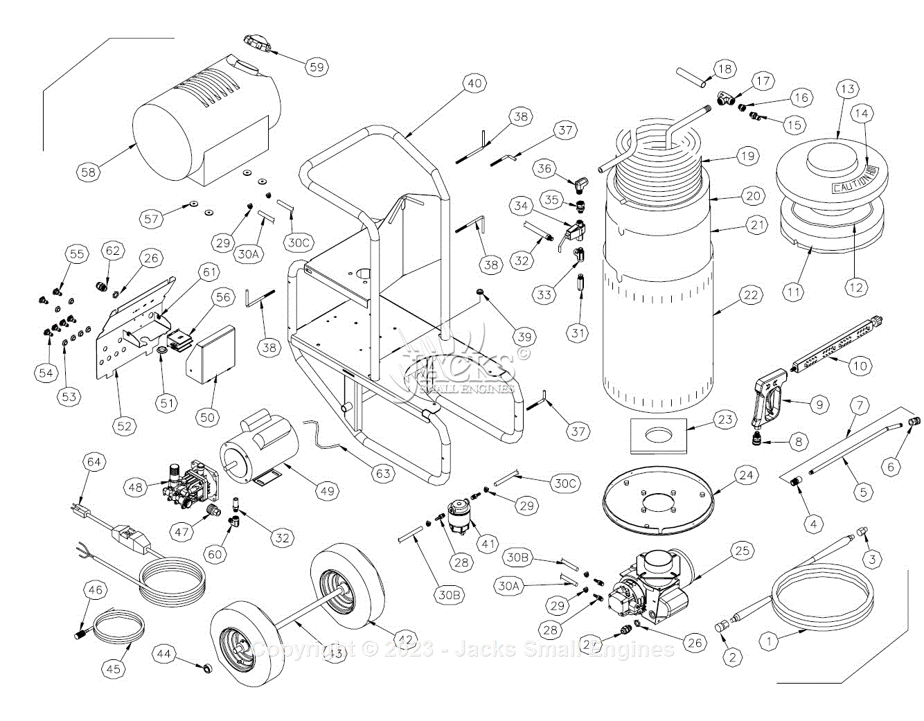 Northstar 157305B Parts Diagram For M157305A 157305 157306 157307