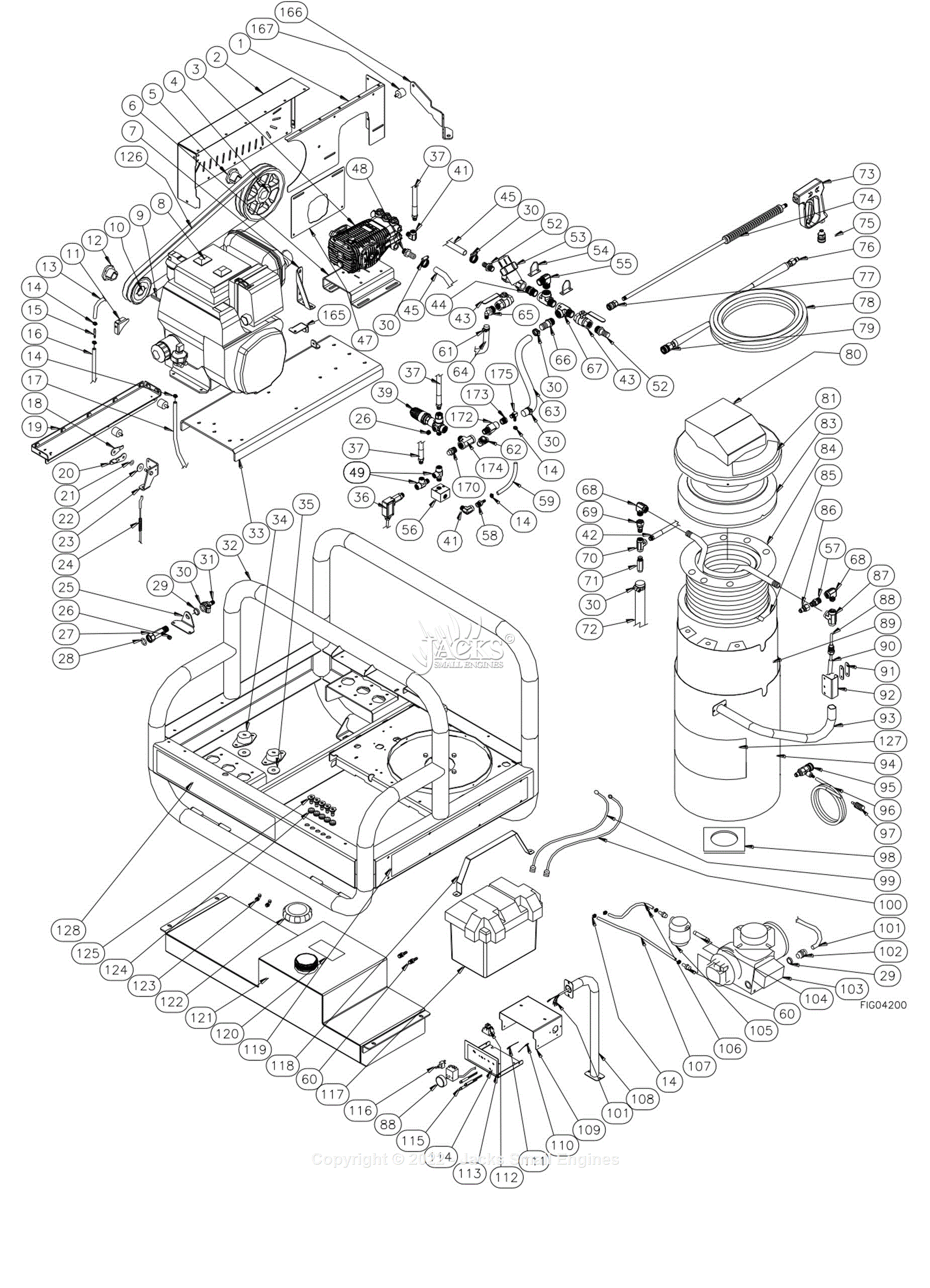 Northstar E Parts Diagram For Parts Breakdown Exploded View