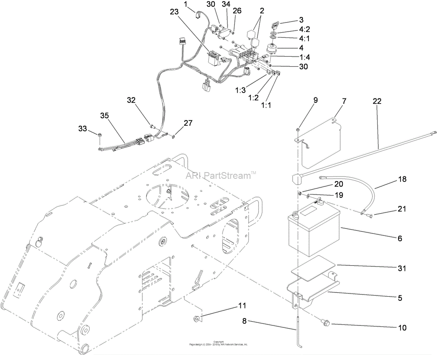 Toro Professional Stx Stump Grinder Sn Parts Diagram For