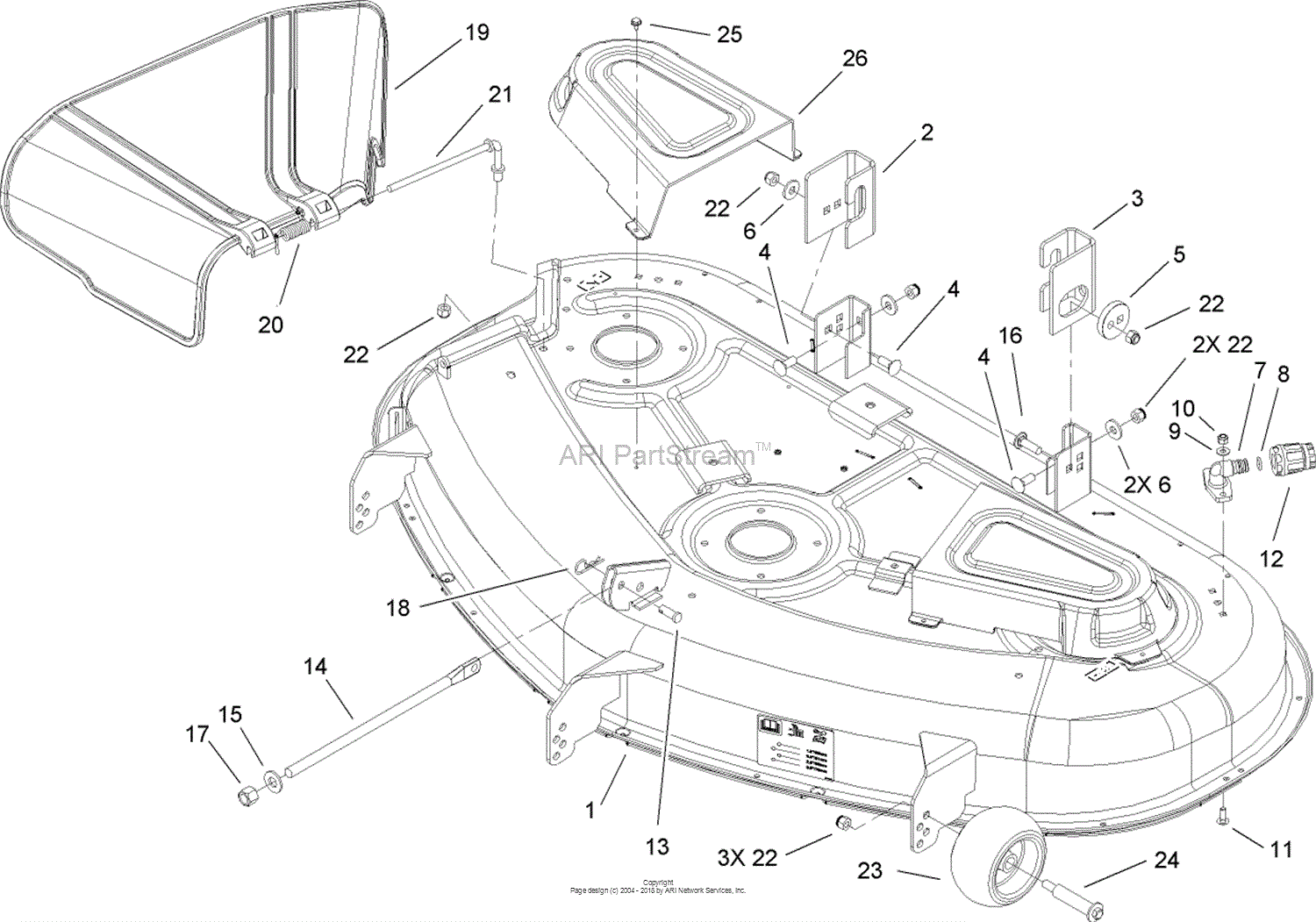 Toro 74372 TimeCutter Z5020 Riding Mower 2007 SN 270000001 270999999