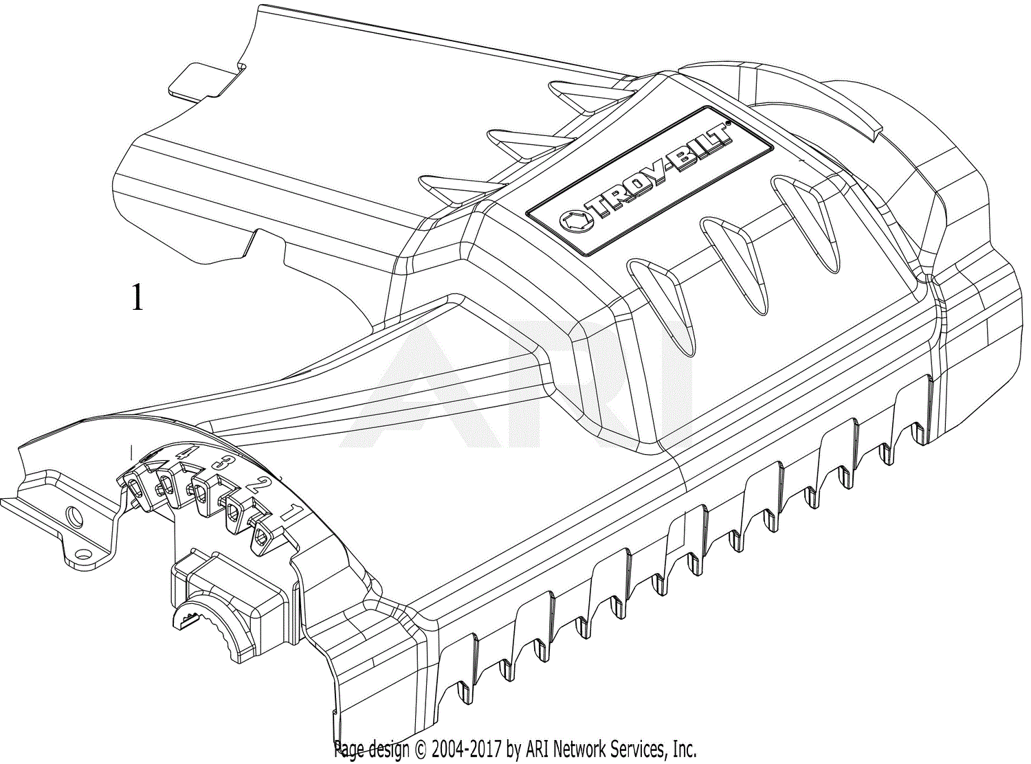 Troy Bilt Aga A Tb Es Parts Diagram For Front Axle Cover