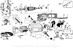 Black Decker 6138 Type 101 Parts Diagrams