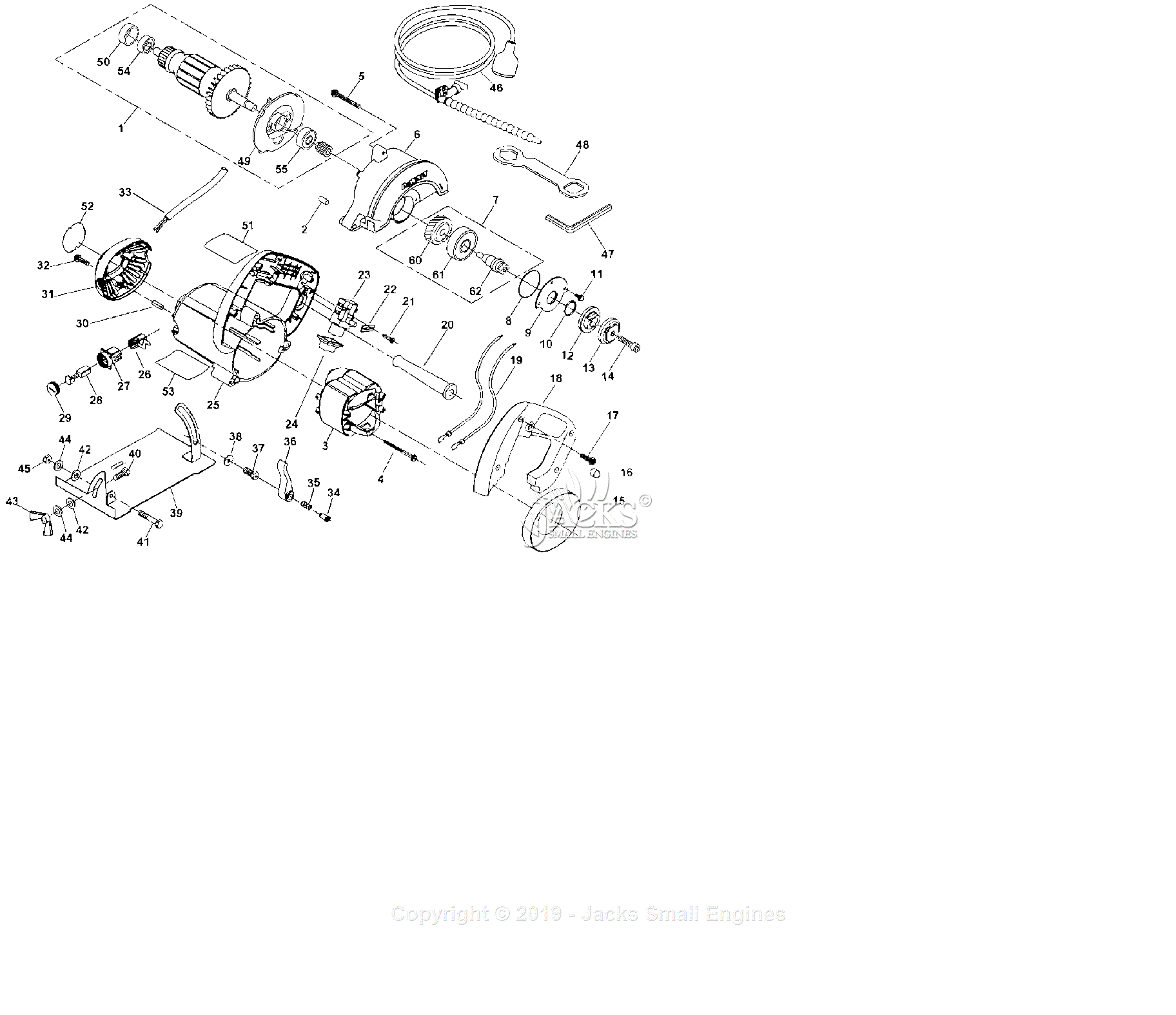 Dewalt DW861B-B3 Type 2 Parts Diagram For DEFAULT