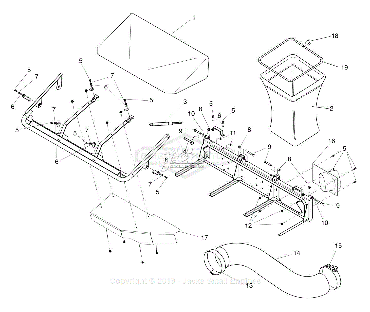 Ferris 5600004 52 3Bag System (IS1500Z Series for SN 2012628762