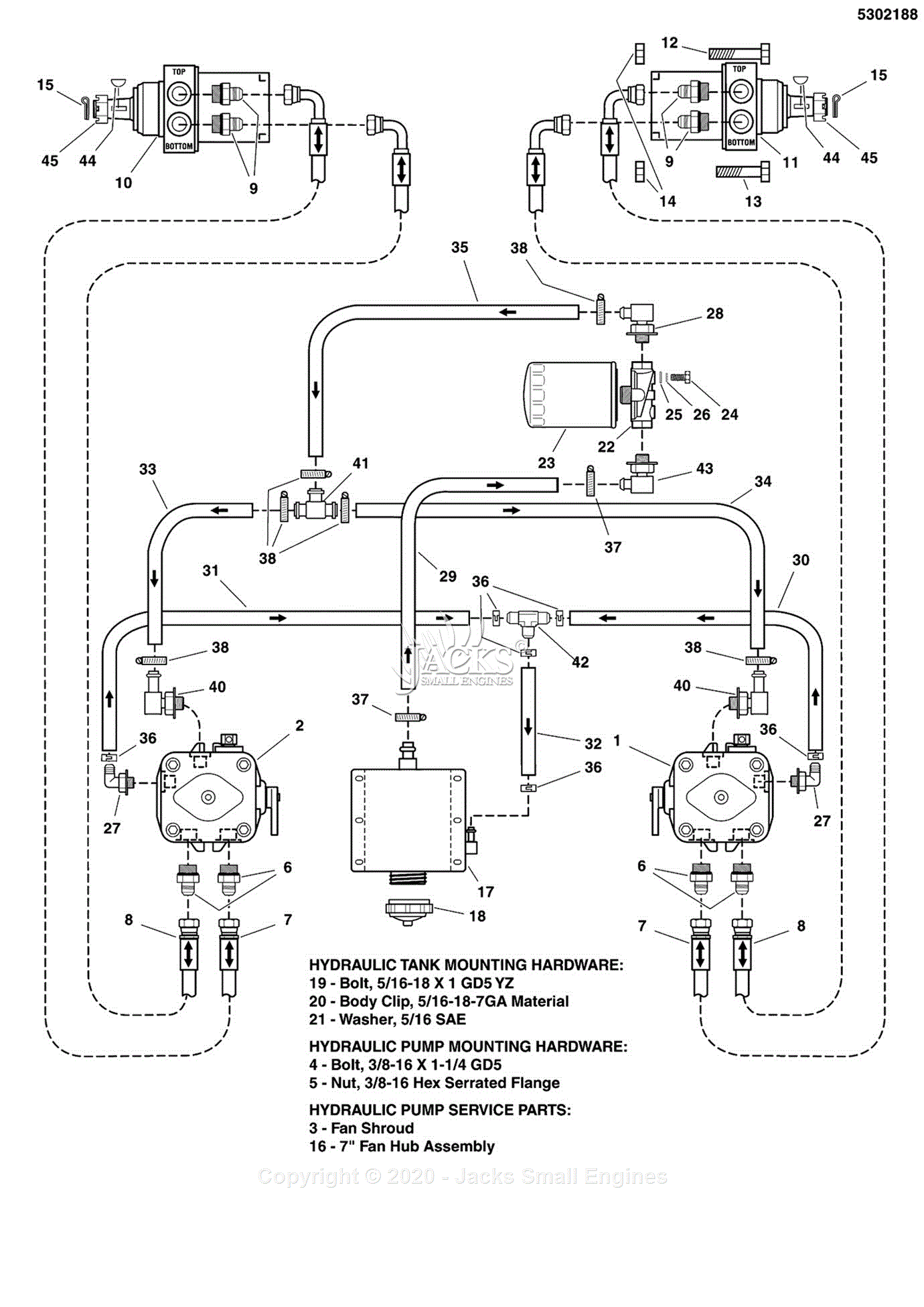 Ferris 5901235 - F800x Series (f800xy30d) Assemblies Parts Diagram For 