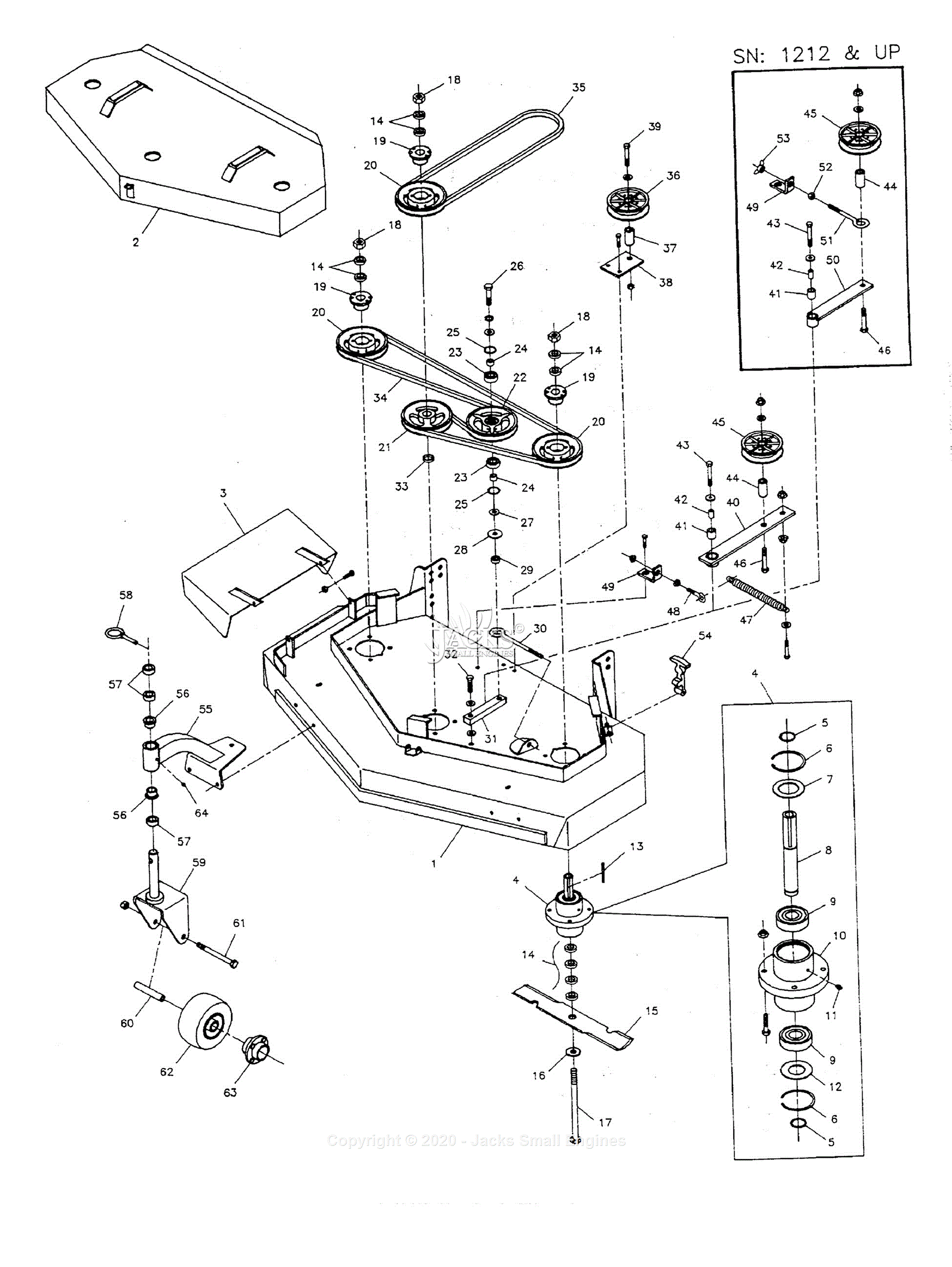 Ferris 5901020 - 14HP Kawasaki w/ 48