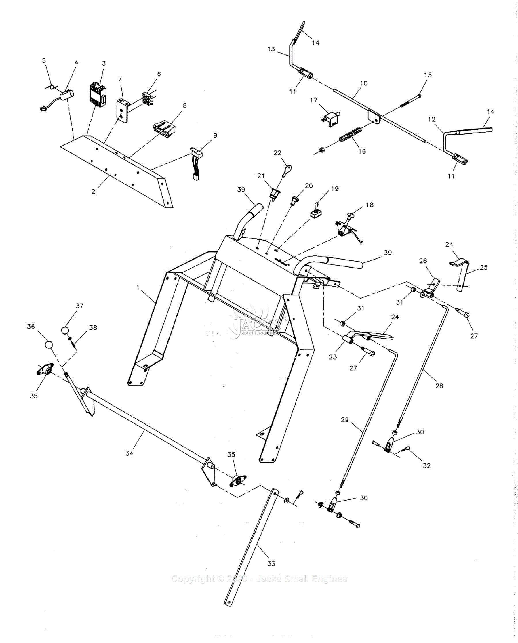 Ferris DD52KA - HydroWalk Dual-Drive, 14HP Kawasaki w/ 52