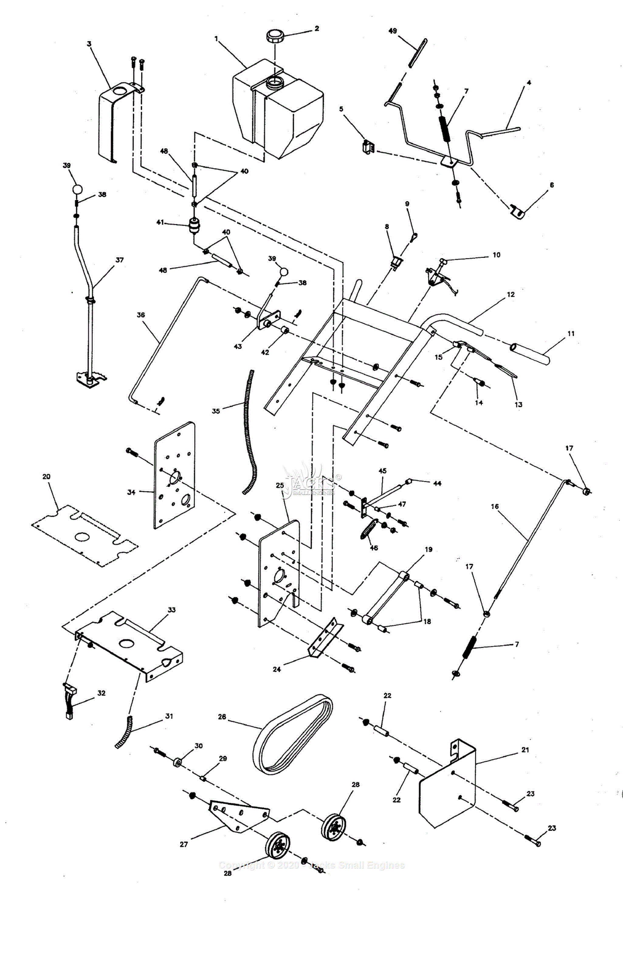 Ferris BD48KA - UltraBelt GD, 13HP Kawasaki w/ 48