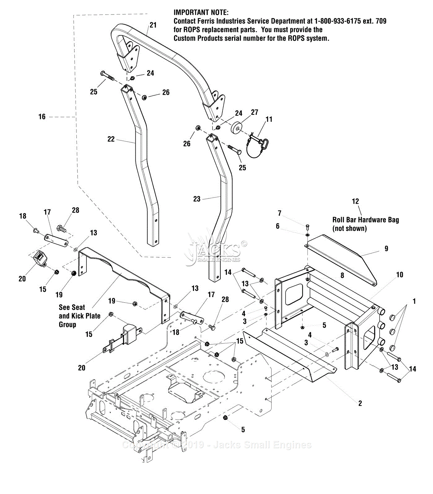 Ferris 5900761 - IS1500ZX Series w/ 61