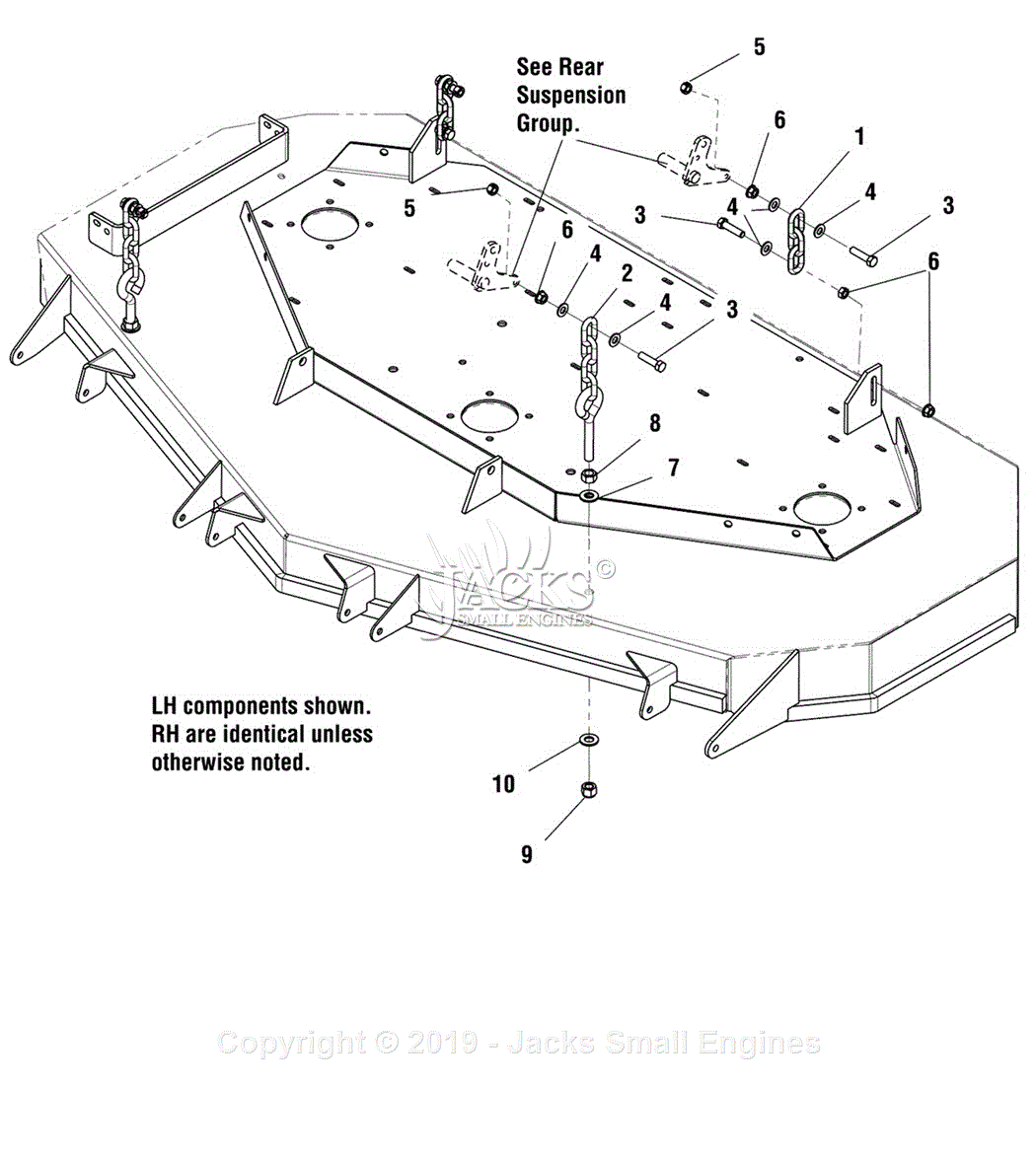 Ferris 5900619 - IS2000Z Series W/ 61" Mower Deck & ROPS ...