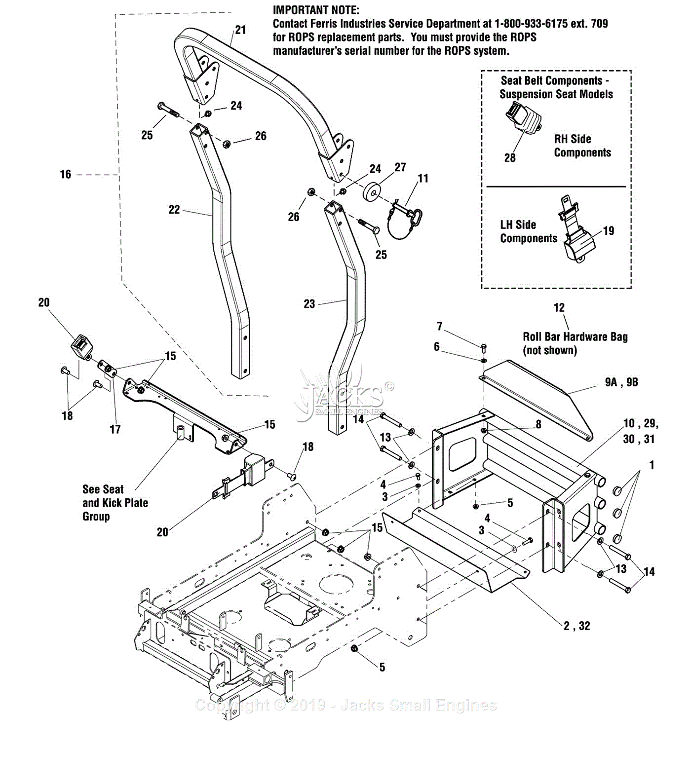 Ferris 5900980 - IS2000Z Series w/ 61