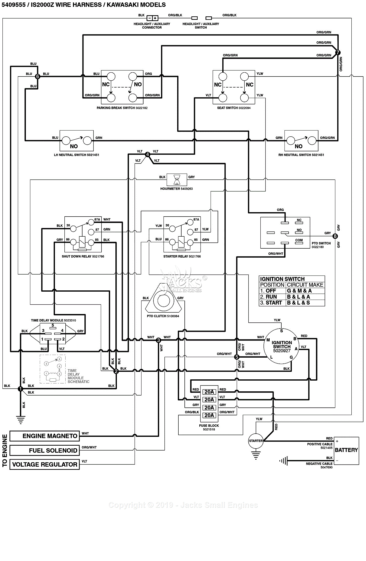 Ferris 5901025 Is2000z Series W 61 Icd Mower Deck Rops Is2000zkav2661 Parts Diagram For Electrical Schematic Ignition Op Pres Kawasaki S N 2015683596 Above