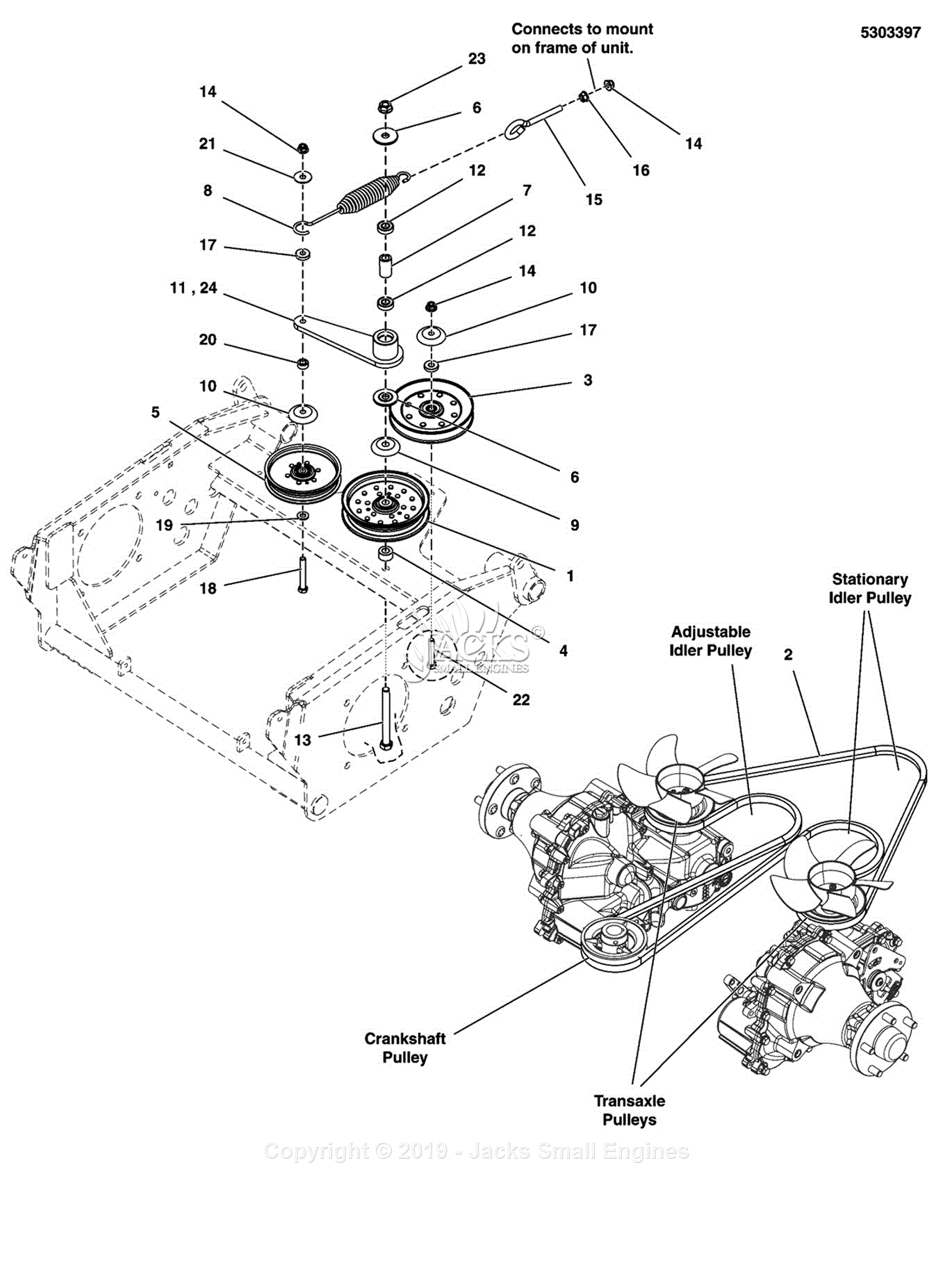 Ferris Zero Turn Mower Belt Diagram