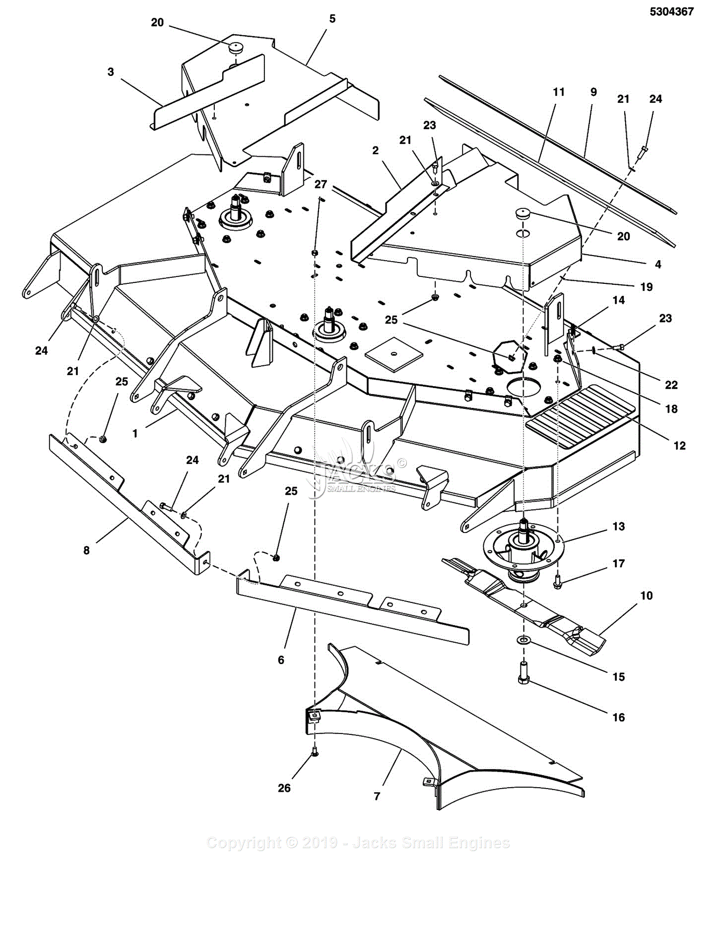 Ferris 5901529 - IS2100Z Series w/ 61