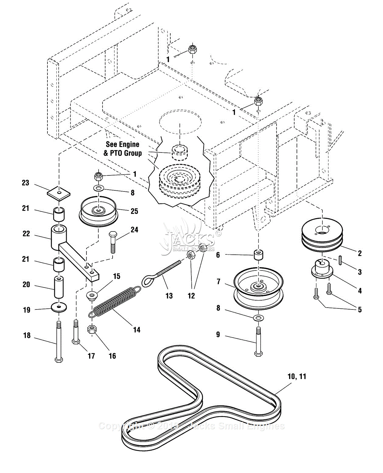 Ferris 5901055 IS3000Z Series w/ 61" Mower Deck (S/N 3631 & above