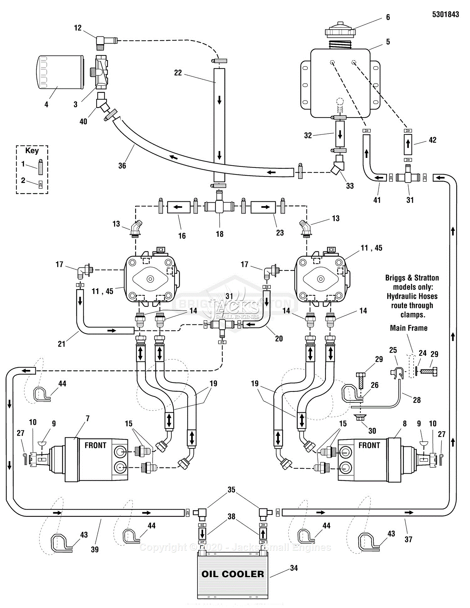 Ferris 5900787 - IS3100Z Series w/ ROPS (IS3100ZBV32) Assemblies Parts ...