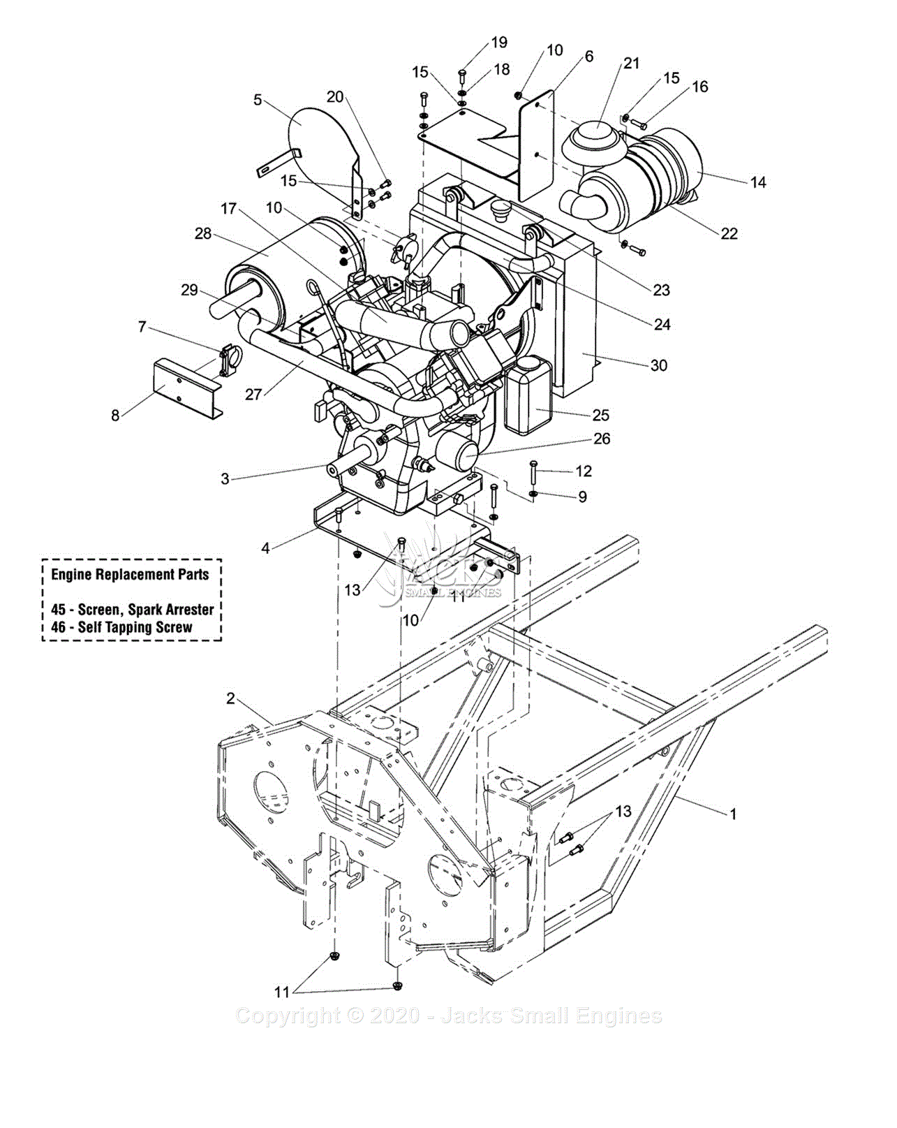 Ferris 5900720 - IS4500Z Series w/ 61