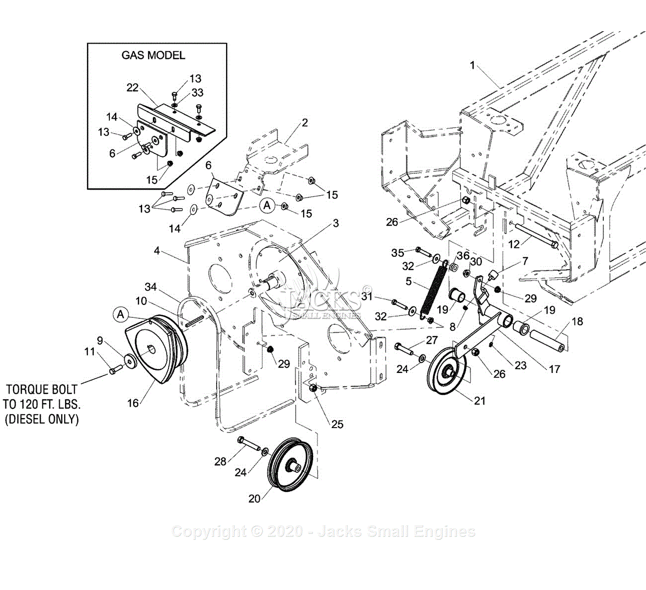 Ferris 5900626 - IS4500Z Series w 61 Side Discharge Mower Deck & ROPS ...