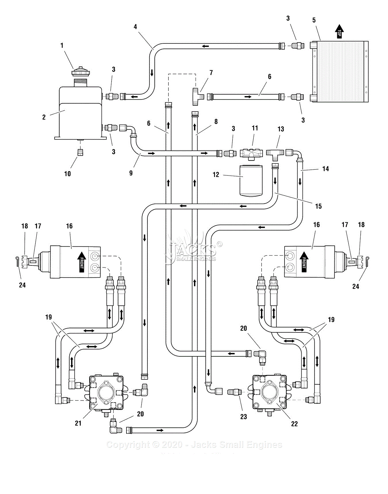 Ferris IS5000Z/D34 - IS5000Z Series Assemblies Parts Diagram for ...