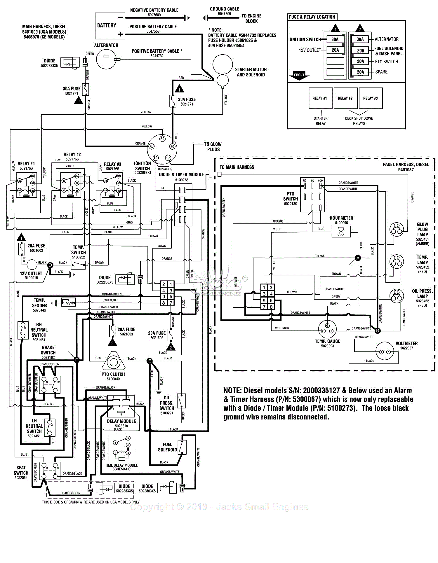 Ferris Assemblies for 5900708 - IS5100Z Series w Caterpillar Diesel, 61 ...