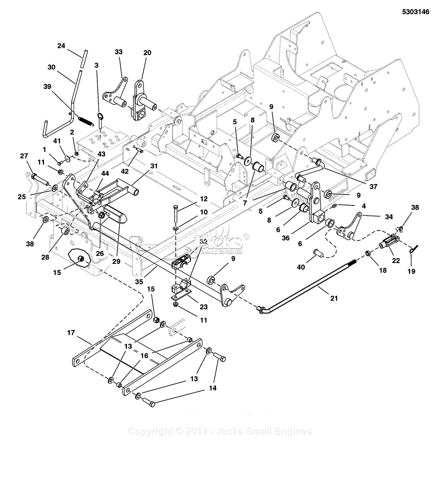 Ferris 5901551 - IS600Z Series w/ 44