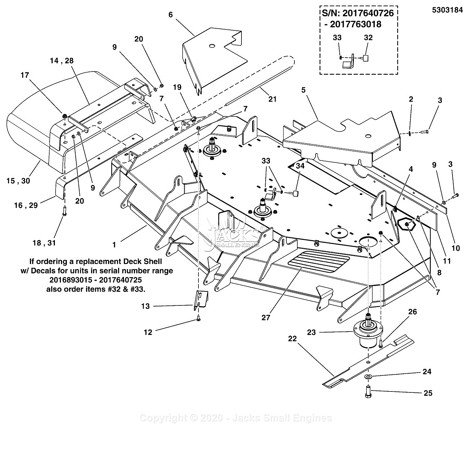 Ferris Assemblies for 5901215 IS700Z Series w 61 Side Discharge iCD