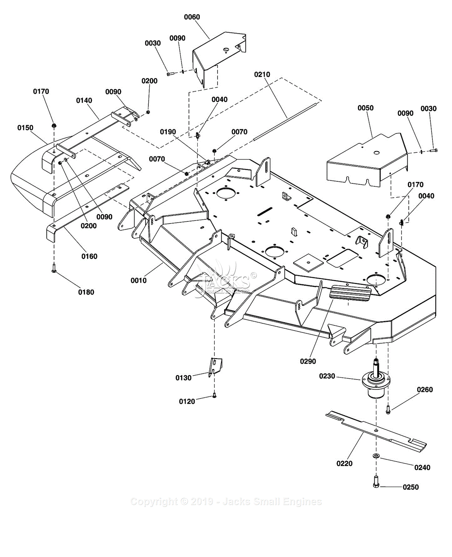 Ferris In Mower Deck Blades