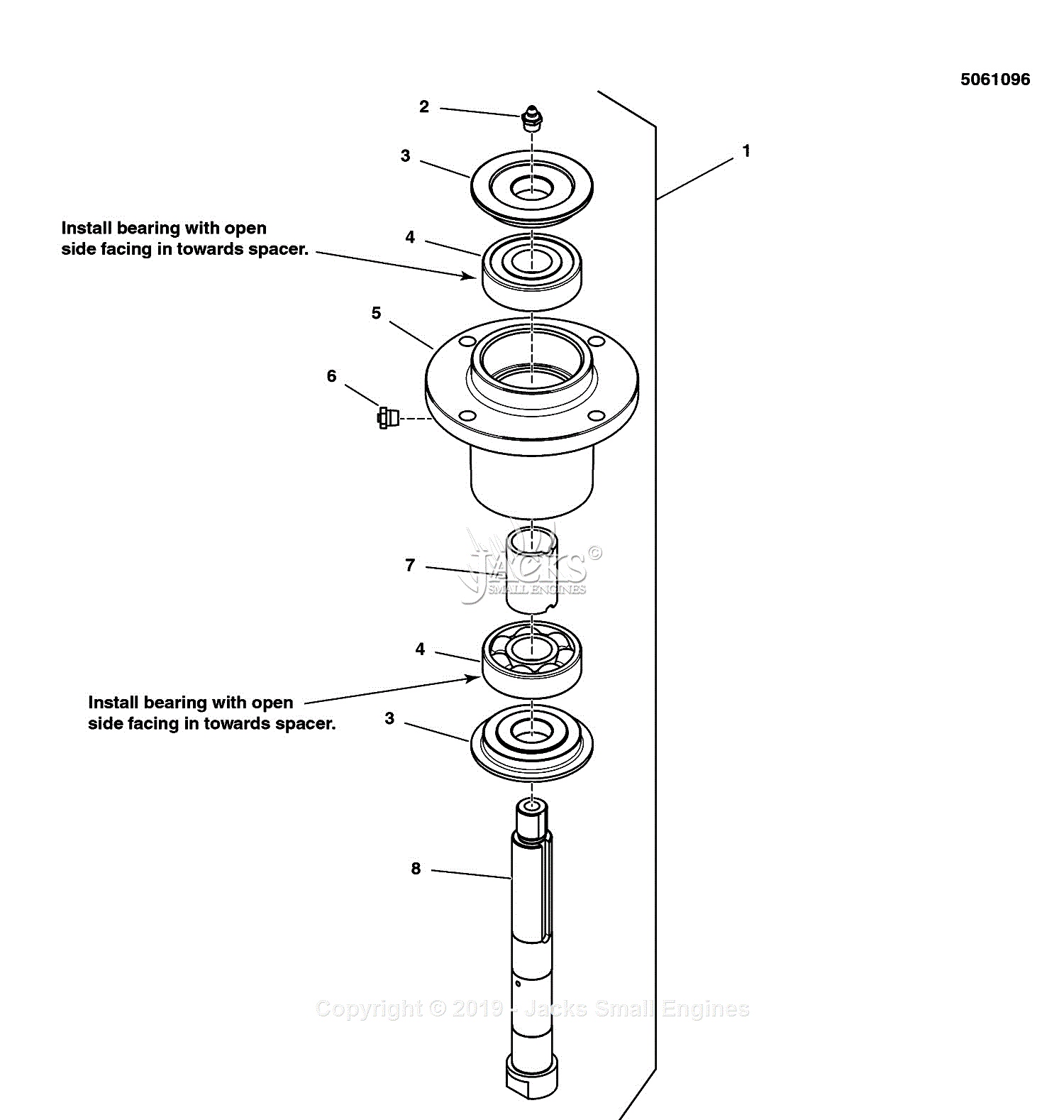 Ferris Assemblies For 5901607 SRS Z2 Series W 52 Mower Deck SRSZ2BVE2852 CAL Parts Diagram