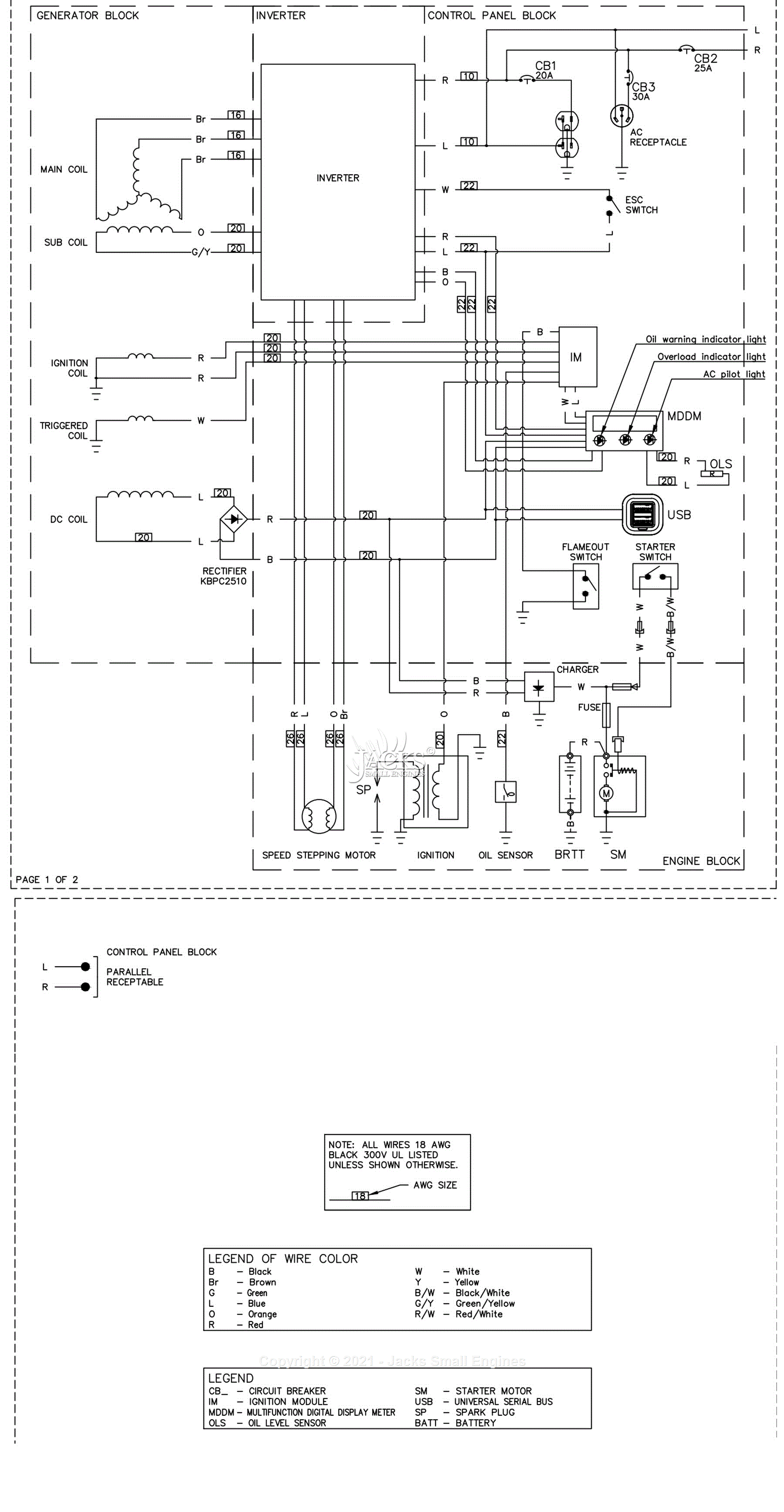 Generac G0071270 Parts Diagram For Wiring Diagram