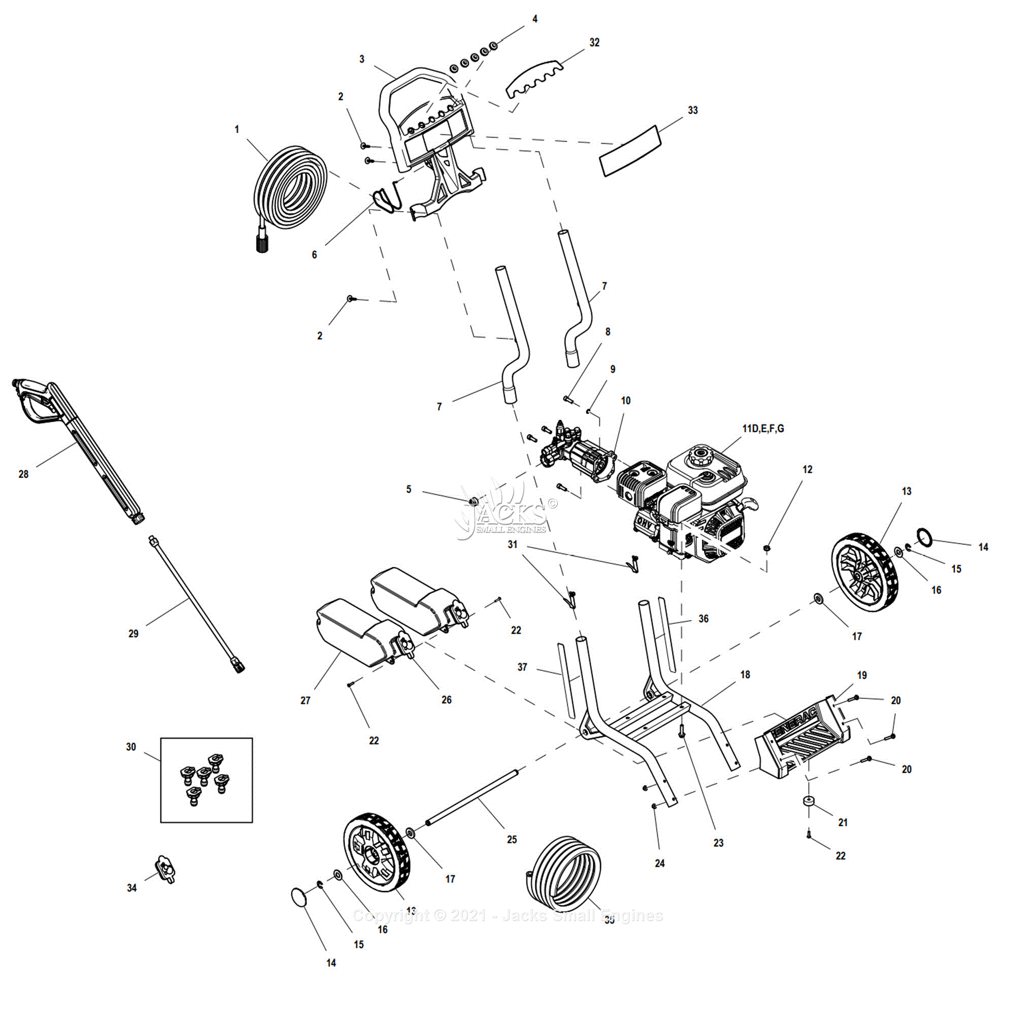 generac-0060222-parts-diagram-for-unit-power-washer-unit