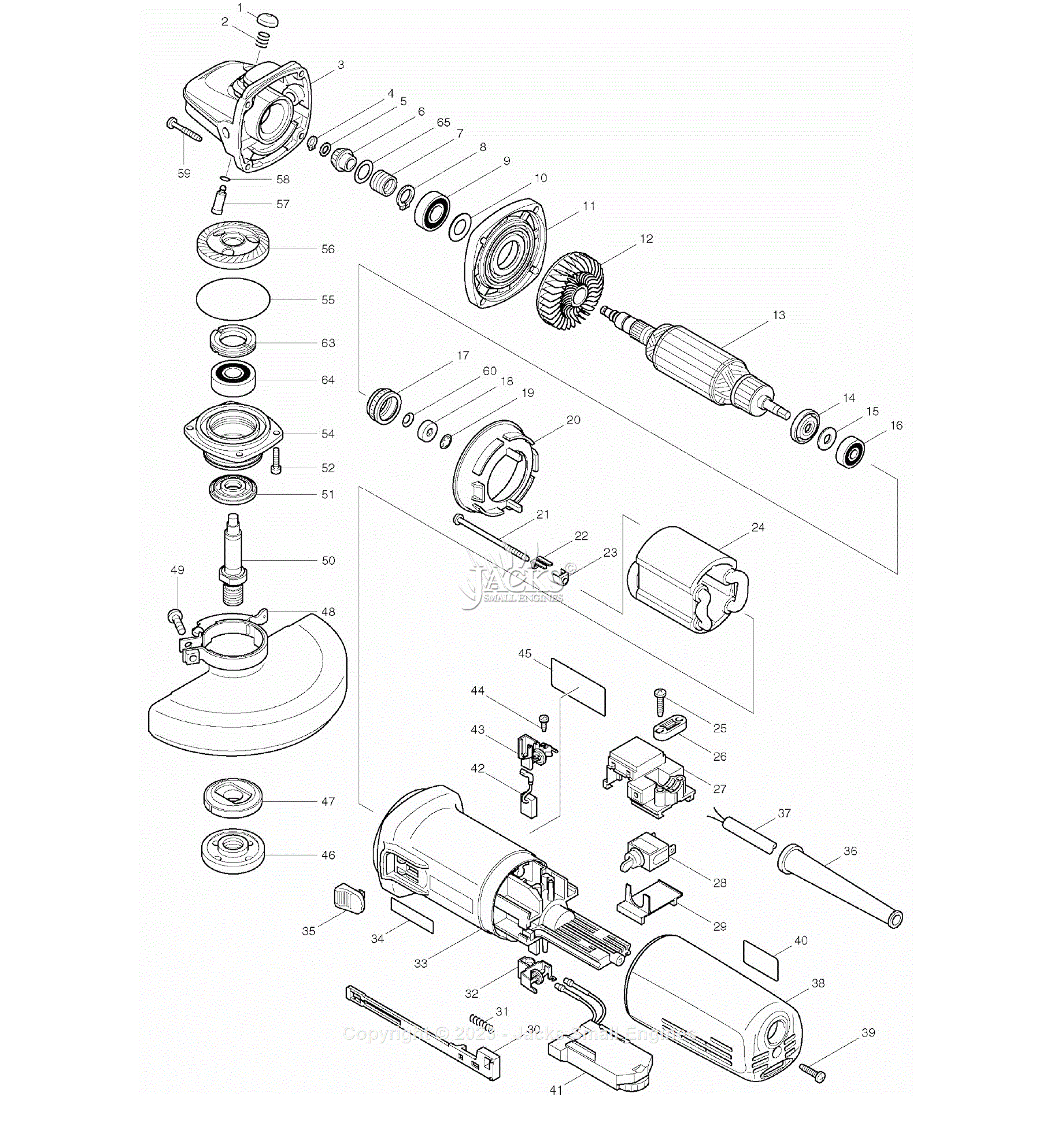 Makita Cv Parts Diagram For Parts List