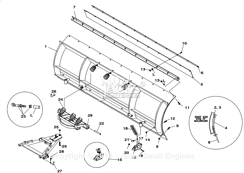 Meyer Stp Moldboard Stp Custom Ez Classic Parts Diagram For