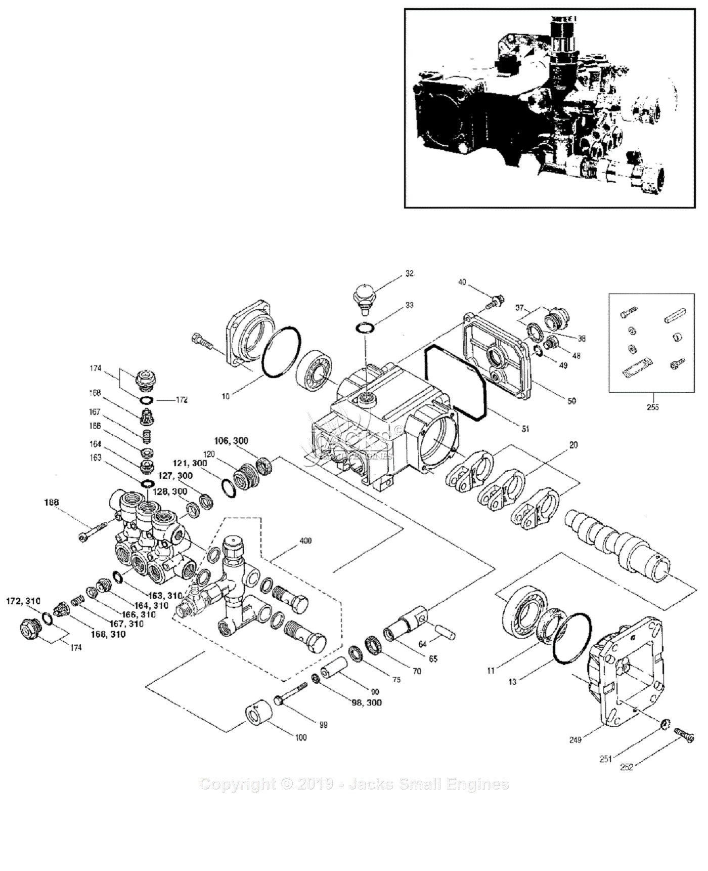 Porter Cable PCH3540HR Parts Diagram for Pump/General Assembly