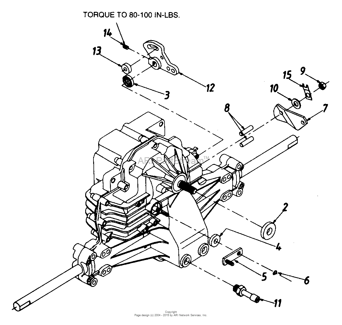 White Lawn Mower Parts Diagram