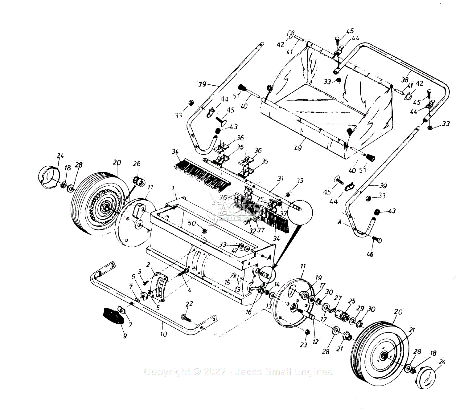 Agri-fab Lawn Sweeper Parts Diagram