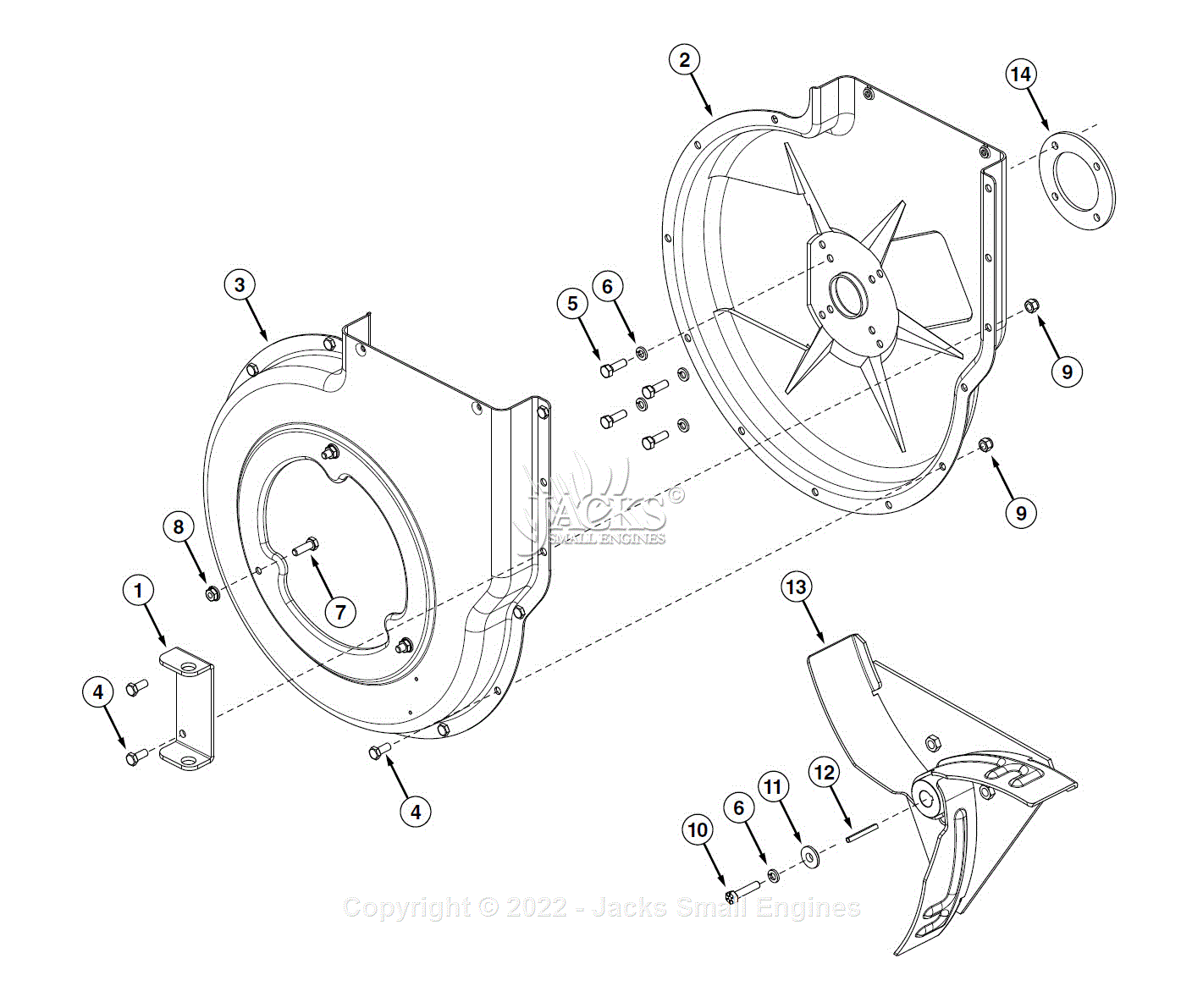 AgriFab 450577 MownVac (AgriFab) 50 State Parts Diagram for Parts