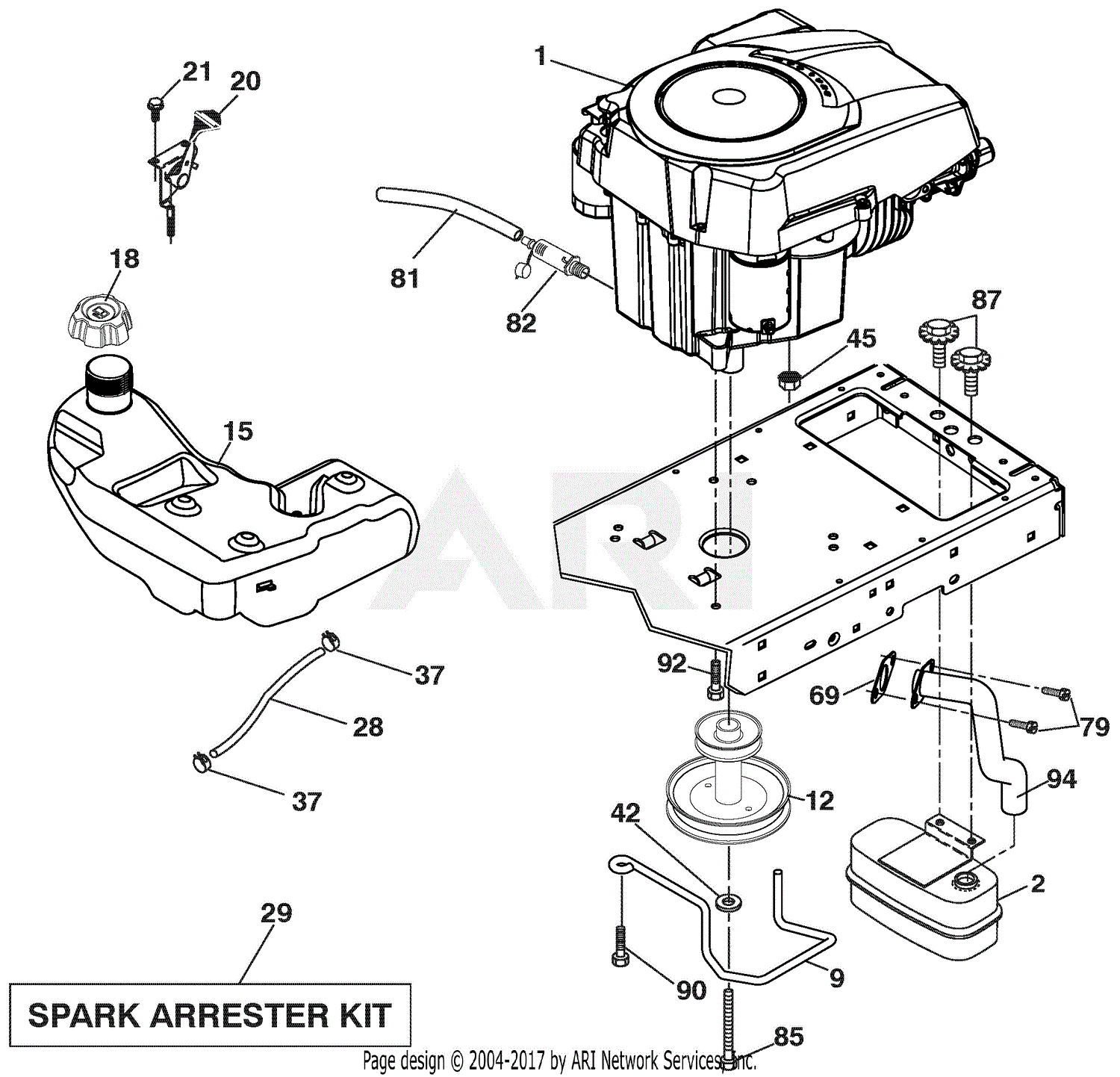 Ariens 936039 (960460003-00) 46